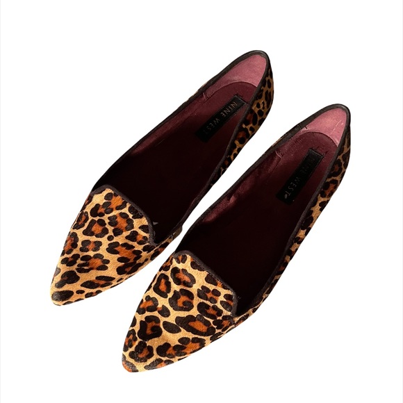 Nine West Animal Print Flats Size 7 - Picture 2 of 5